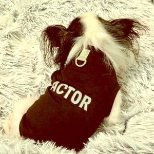 ACTOR dog shirt 🖤🐾